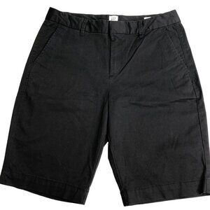 GAP FOR GOOD BLACK BERMUDA KHAKI SHORTS  SZ 6 NEW WITHOUT  TAG‎